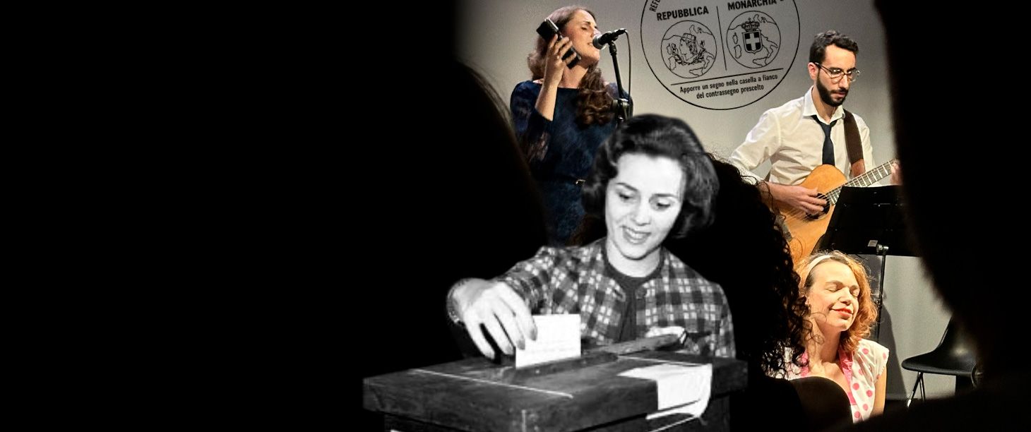 HOME Banner Votate La Regina Donne Consapevolezza Spettacoli Teatrali Collettivo Crisi Collettiva Bologna Compagnia