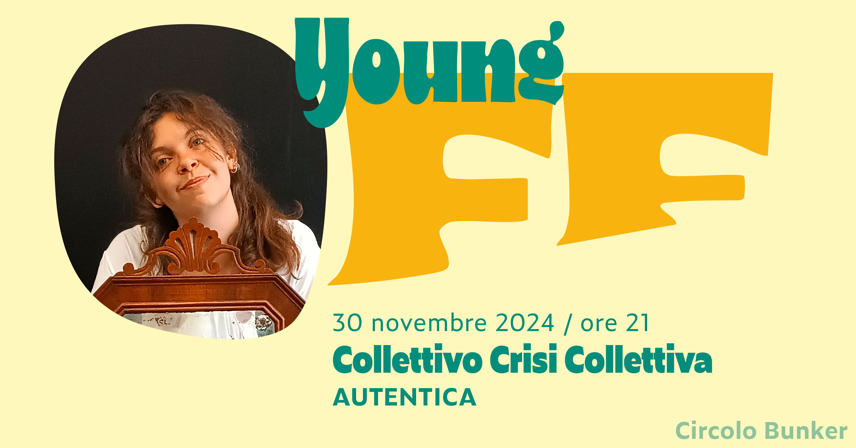Immagine relativa a 30 Novembre 2024 | Autentica | Rassegna Teatrale YOUNG-OFF