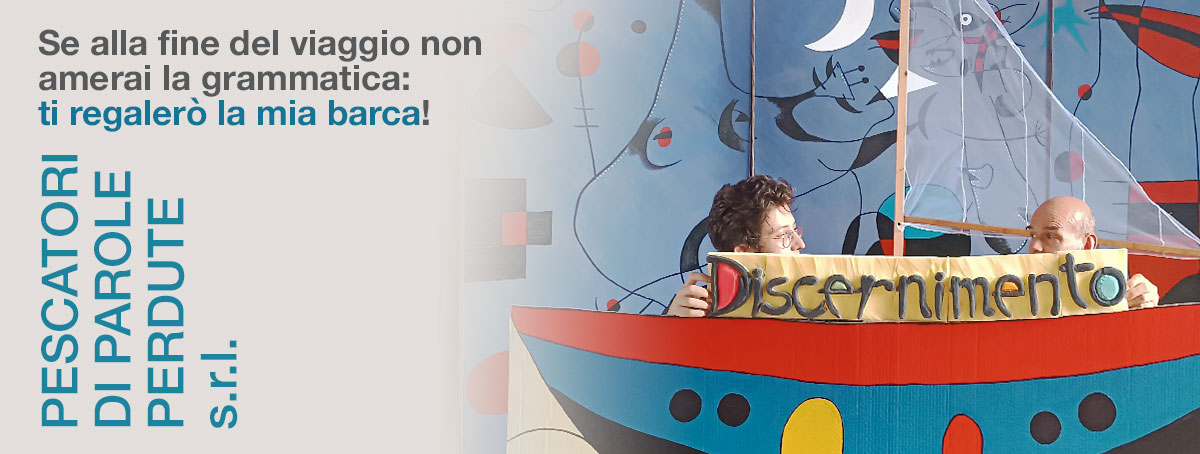 Immagine relativa a Pescatori di parole perdute s.r.l. – Spettacolo per la primaria